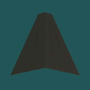 320mm Ridge 30G Charcoal Smooth