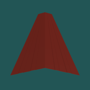 320mm Ridge 30G Maroon Smooth