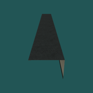 380mm Barge Flashing 28G Charcoal Textured