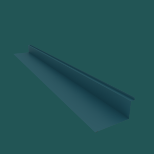 380mm Sidewall Flashing 28G Sky Blue Smooth