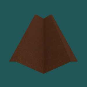 487mm Valley 28G Brick Red Textured