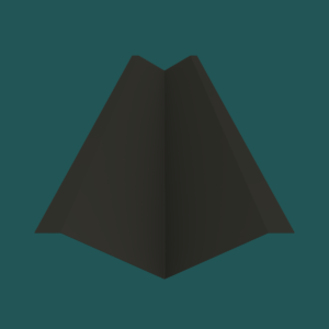 487mm Valley 28G Charcoal Smooth