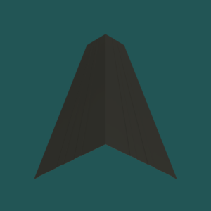 487mm Ridge 28G Charcoal Smooth