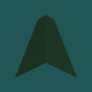 487mm Ridge 28G Dark Green Smooth