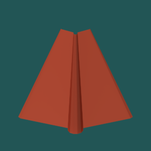 380mm Valley 28G Tile Red Smooth