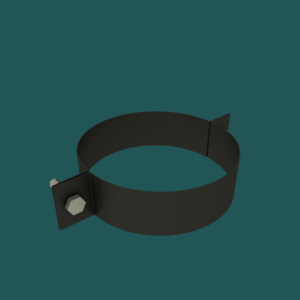 PAZ Downpipe Clamp Charcoal