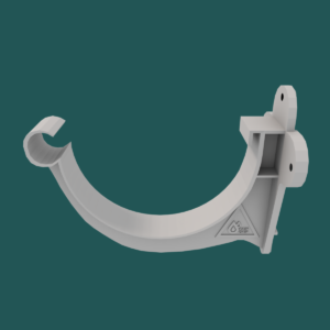 PMS Bottom Gutter Clamp Brilliant White