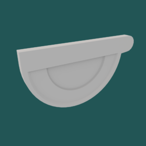 PPAZ End Cap - Left Brillaint White