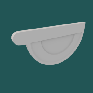 PPAZ End Cap - Right Brilliant White