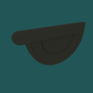 PPAZ End Cap - Right Charcoal