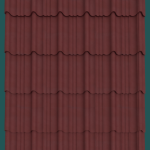 Versatile 28G Maroon Textured Roofing Sheet