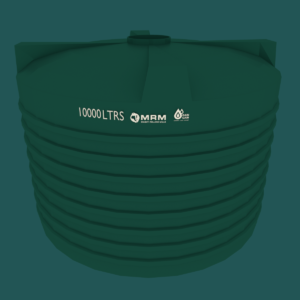 Green PVC 10,000L Round Water Tank